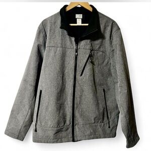 Champion Men's Gray and Black Jacket Sz XL